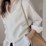 ニットベスト 秋冬 ジレ | Carpe diem | 詳細画像5