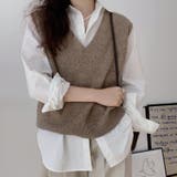 ニットベスト 秋冬 ジレ | Carpe diem | 詳細画像8