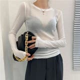 シアートップス シアーインナー クールネック | Carpe diem | 詳細画像3