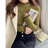 フリル襟 ニットトップス ハイネック | Carpe diem | 詳細画像9 