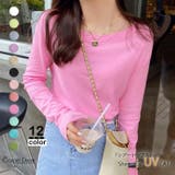 ローズピンク | ロンT レイヤード シアー | Carpe diem