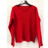 リブニットトップス vネックニット カットソー | Carpe diem | 詳細画像16 