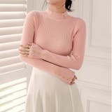 ニットトップス ハイネック メロウフリル | Carpe diem | 詳細画像9 