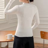 ニットトップス ハイネック メロウフリル | Carpe diem | 詳細画像3 