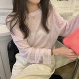 ロンT レイヤード シアー | Carpe diem | 詳細画像9