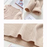 vネックニット トップス ハートシェイプドネック | Carpe diem | 詳細画像4 