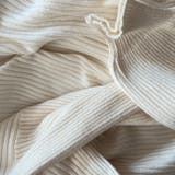 リブニット パフスリーブ ハイネック | Carpe diem | 詳細画像11 