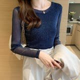 ブルー | ロンt uvカット シアートップス | Carpe diem