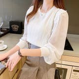 ブラウス 長袖 プルオーバー | Carpe diem | 詳細画像4 