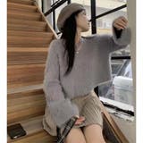 ニット シャギーニットトップス ショート丈 | Carpe diem | 詳細画像4 