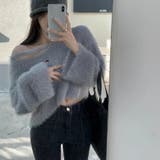 ニット シャギーニットトップス ショート丈 | Carpe diem | 詳細画像5 