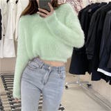 ニット シャギーニットトップス ショート丈 | Carpe diem | 詳細画像10 