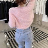 ニット シャギーニットトップス ショート丈 | Carpe diem | 詳細画像3 