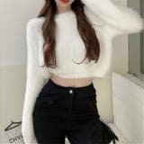 ニット シャギーニットトップス ショート丈 | Carpe diem | 詳細画像5 