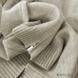 ゆったりダブルジップアップニットブルゾン レディース ニットジャケット | Carpe diem | 詳細画像4 
