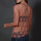 レースチュールトップス 長袖 シアートップス | Carpe diem | 詳細画像11