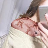 テラコッタ | レースチュールトップス 長袖 シアートップス | Carpe diem