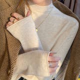 ライトベージュ | ニットインナー トップス 秋冬 | Carpe diem