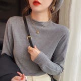 グレー | ニットインナー トップス 秋冬 | Carpe diem