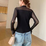 シアートップス シースルー ハイネック | Carpe diem | 詳細画像6 