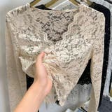 Vネック 総レース トップス | Carpe diem | 詳細画像6 