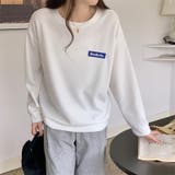 ワッフルロゴ 長袖トップス トレーナー | Carpe diem | 詳細画像5