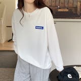 ワッフルロゴ 長袖トップス トレーナー | Carpe diem | 詳細画像6