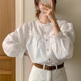 ボリュームスリーブブラウス 長袖 シャツ | Carpe diem | 詳細画像1 