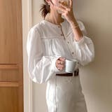 ボリュームスリーブブラウス 長袖 シャツ | Carpe diem | 詳細画像2 