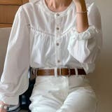 ボリュームスリーブブラウス 長袖 シャツ | Carpe diem | 詳細画像4 