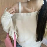 ワンショルダートップス ニット オフショルダー | Carpe diem | 詳細画像11 