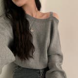 ワンショルダートップス ニット オフショルダー | Carpe diem | 詳細画像5 