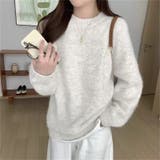 ミックスカラー 長袖 厚手ニット | Carpe diem | 詳細画像1 