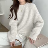 ミックスカラー 長袖 厚手ニット | Carpe diem | 詳細画像4 