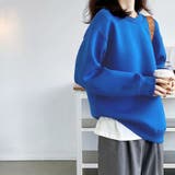 裏起毛トレーナー 無地トレーナー 秋冬トップス | Carpe diem | 詳細画像15