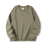 カーキ | 裏起毛トレーナー 無地トレーナー 秋冬トップス | Carpe diem