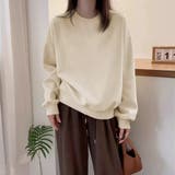 裏起毛トレーナー 無地トレーナー 秋冬トップス | Carpe diem | 詳細画像3