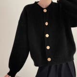 ブラック | ニットカーディガン 長袖 レディース | Carpe diem