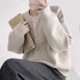 ニットカーディガン 長袖 レディース | Carpe diem | 詳細画像1 