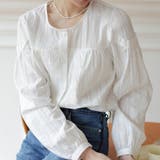 レース長袖 シャツブラウス トップス | Carpe diem | 詳細画像2