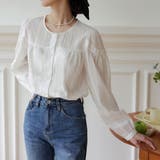 レース長袖 シャツブラウス トップス | Carpe diem | 詳細画像3