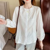 レース長袖 シャツブラウス トップス | Carpe diem | 詳細画像9 