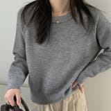 ベーシックニット トップス やわらか | Carpe diem | 詳細画像8 