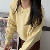 ベーシックニット トップス やわらか | Carpe diem | 詳細画像1 