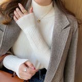 裏起毛ニットトップス 厚手ニット リブニット | Carpe diem | 詳細画像4 