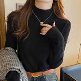 裏起毛ニットトップス 厚手ニット リブニット | Carpe diem | 詳細画像6 