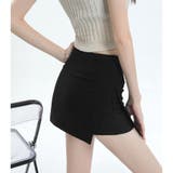 スリット入りキュロットスカート 露出防止 ミニスカート風 | Carpe diem | 詳細画像5 