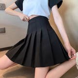 プリーツミニスカート パンツ付きスカート 女子 | Carpe diem | 詳細画像3 