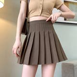 プリーツミニスカート インナーパンツ付き ショート丈スカート | Carpe diem | 詳細画像12 
