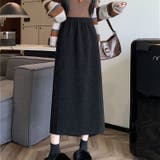 裏起毛スカート コーデュロイスカート バックスリット秋冬 | Carpe diem | 詳細画像2